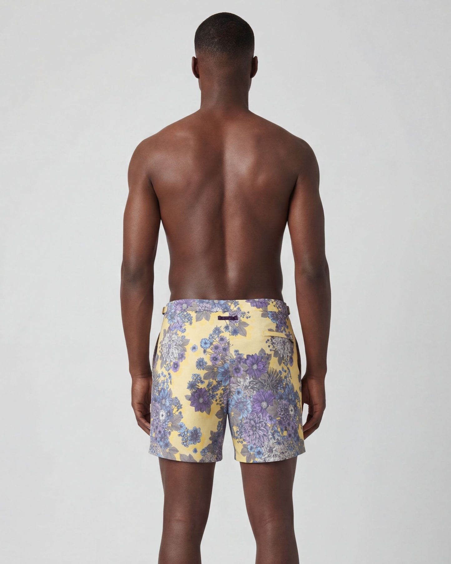 NEPTUNE DREAM MEADOW TAILORED SWIM SHORT - SUNSHINE