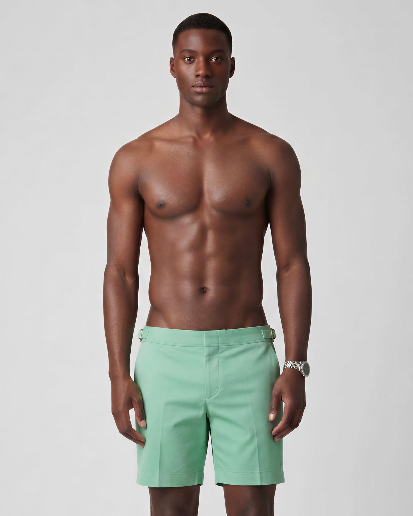 POOL OXFORD SWIM SHORT - CLOVER