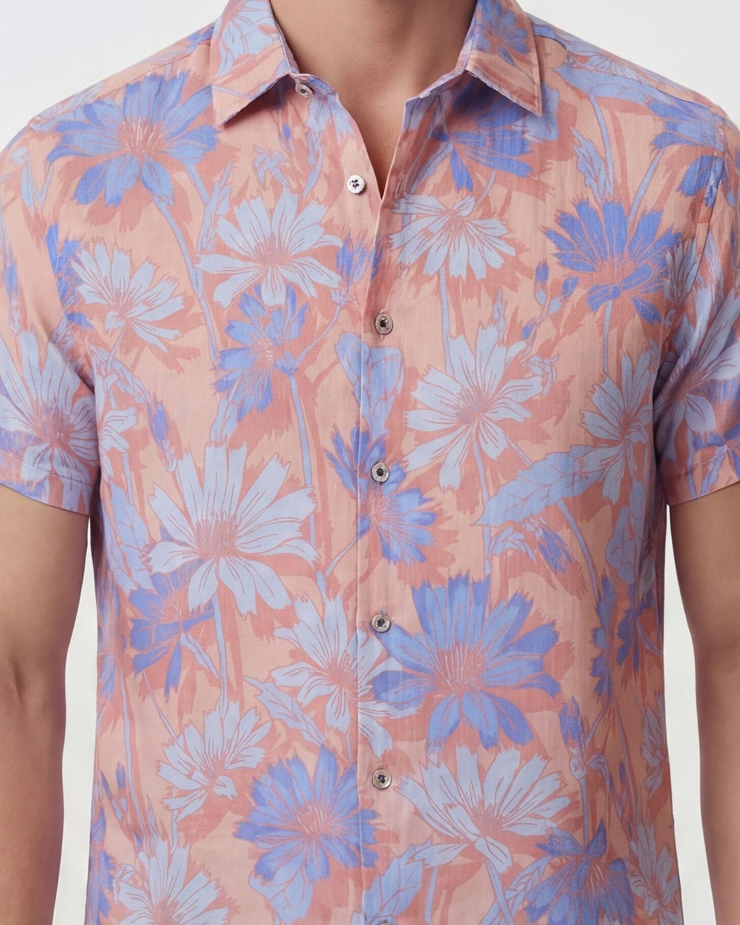 SERGIO SPRINGTIME LINEN SHIRT - PINK