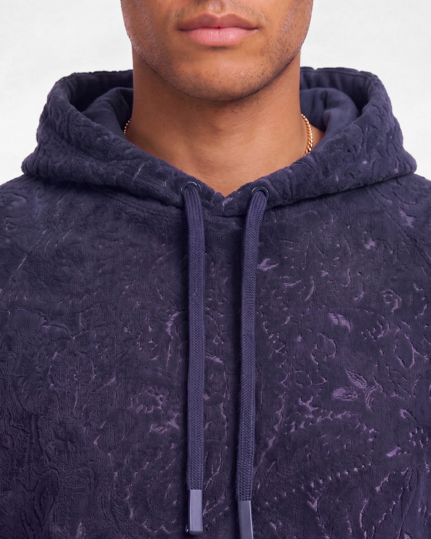 HOWARD TOWEL HOODIE - NAVY