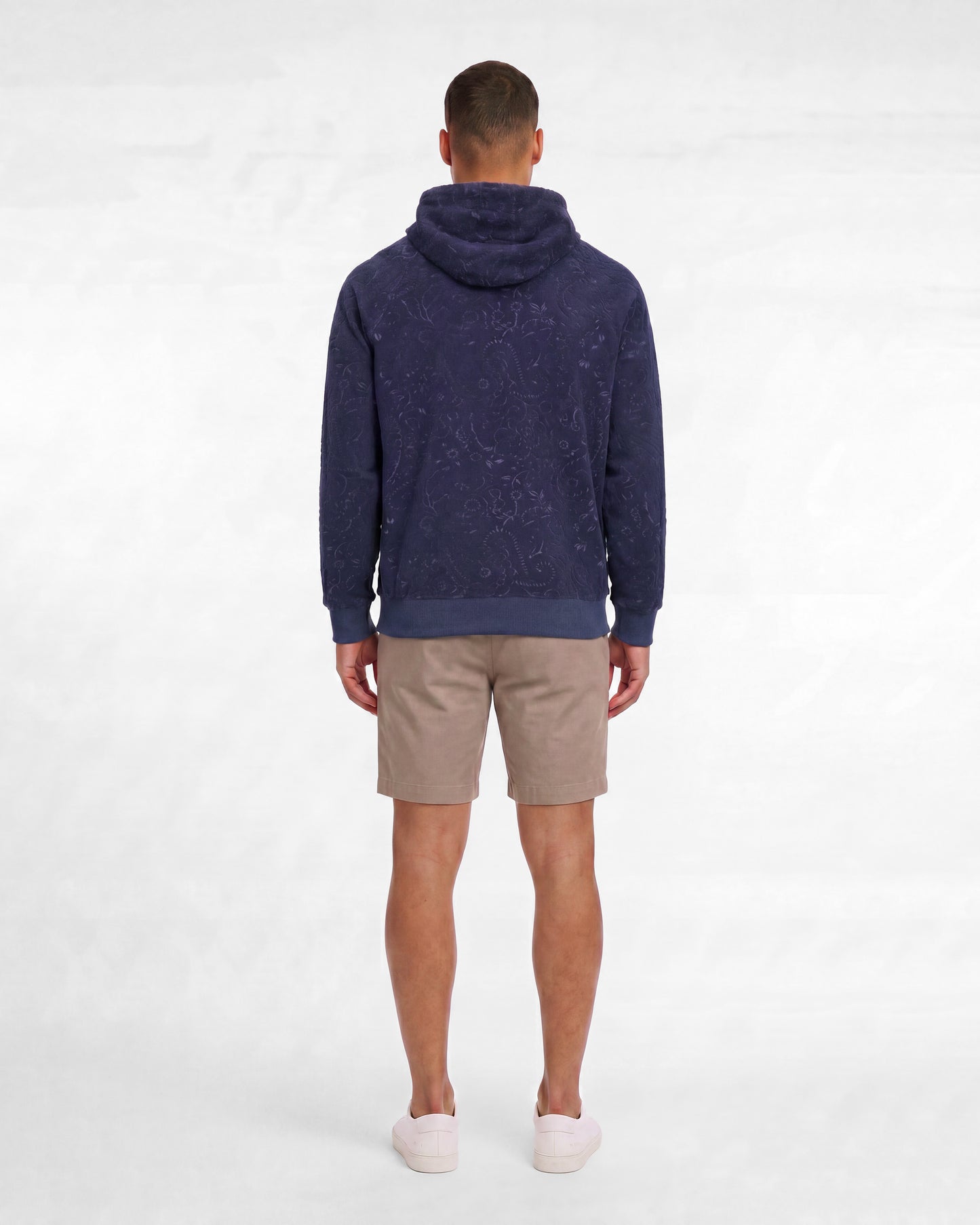 HOWARD TOWEL HOODIE - NAVY