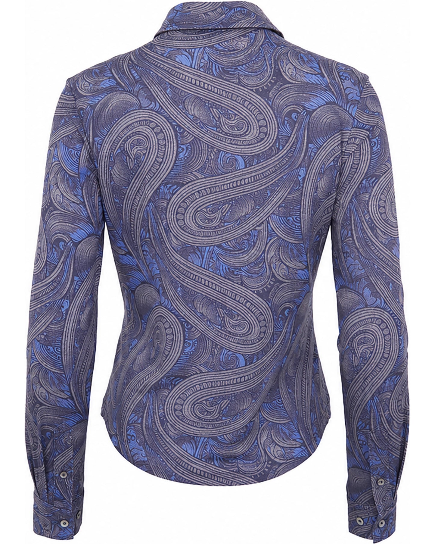 SCARLET MERINO SHIRT - BADALONA SMOKE