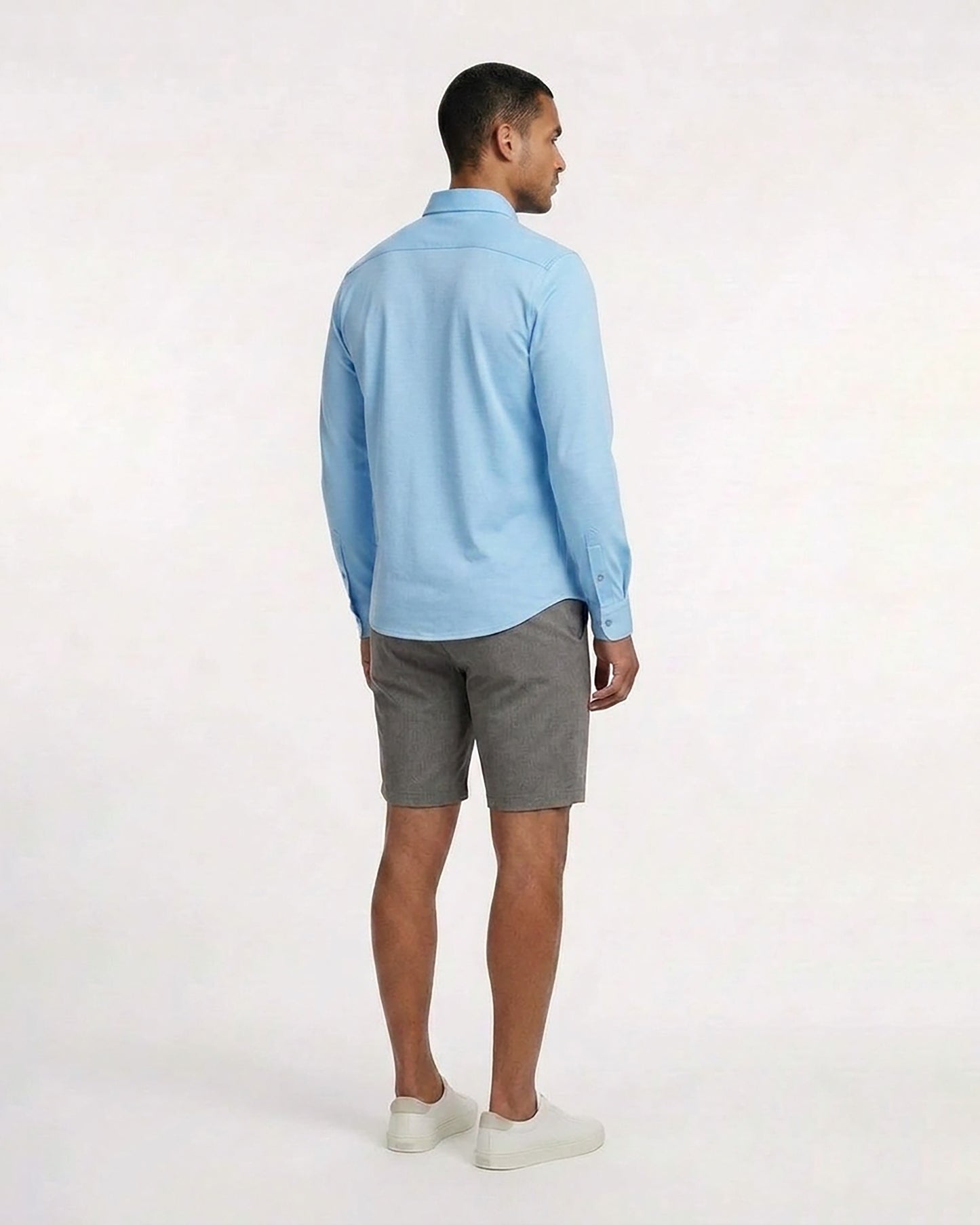 SHAWN MERINO SHIRT - BLUE