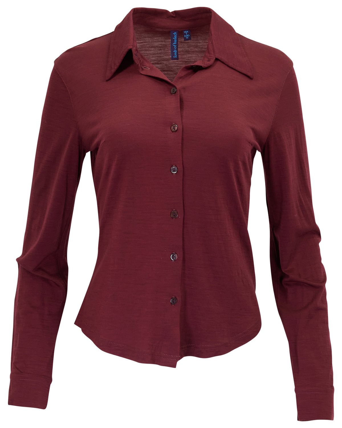 SCARLET PORT WOMEN'S MERINO JERSEY LONG-SLEEVE SHIRT