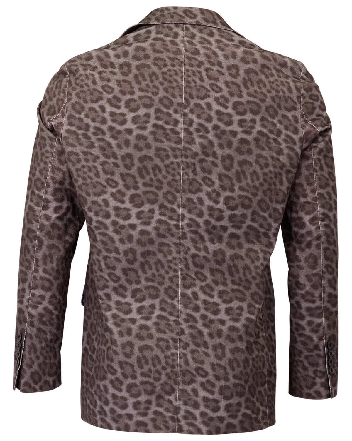 JORDAN LEOPARD BROWNIE MEN'S VELVET BLAZER