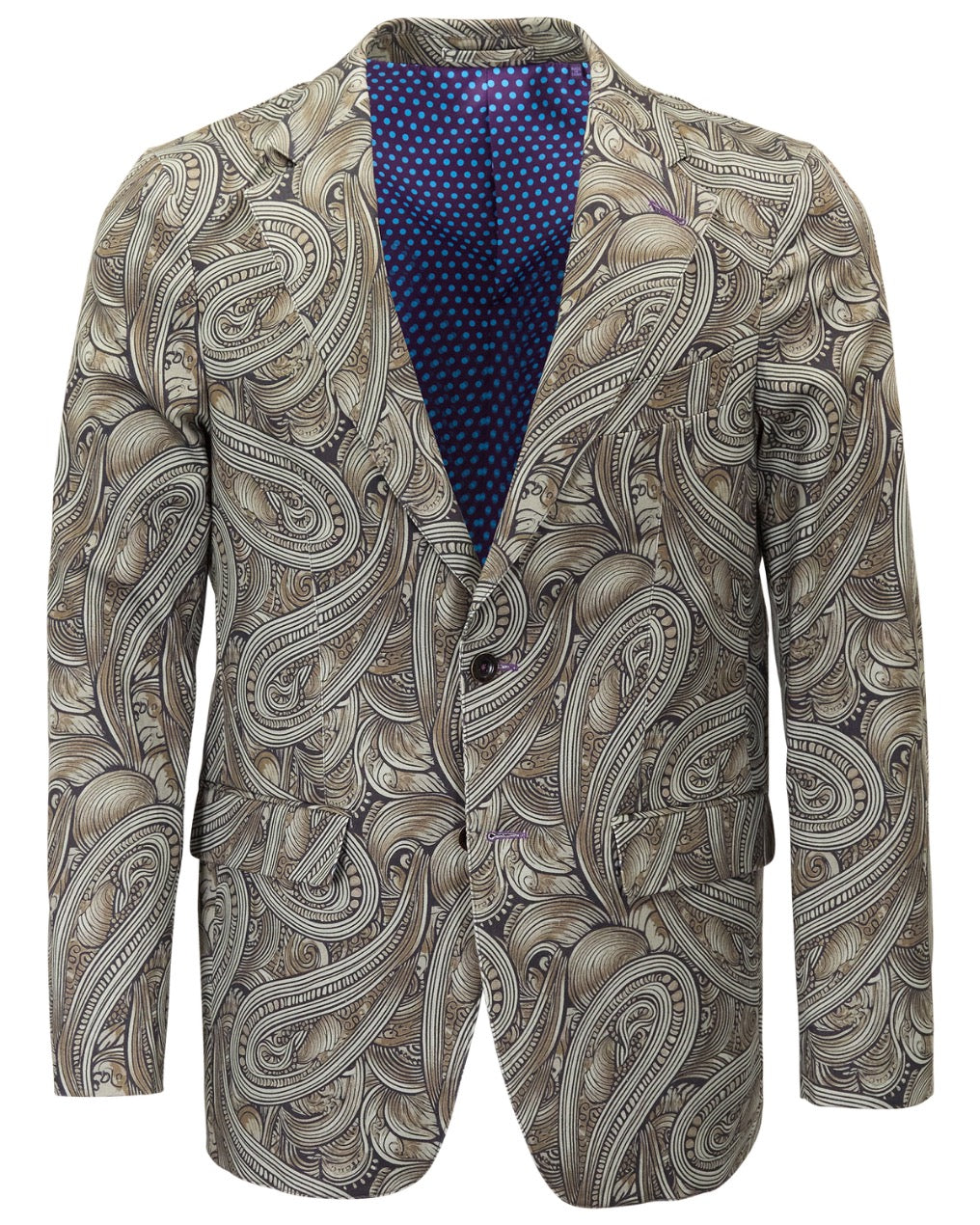 JOSH PAISLEY BADALONA SAGE MEN'S STRETCH TAILORED BLAZER