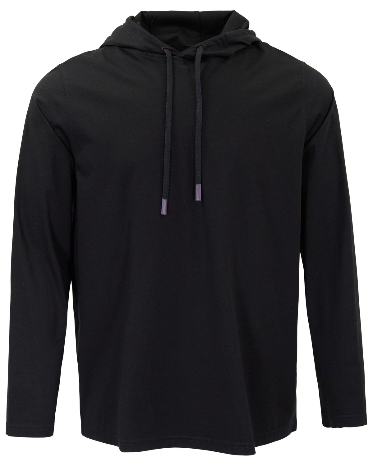 HORATIO BLACK MEN'S STRETCH JERSEY HOODIE