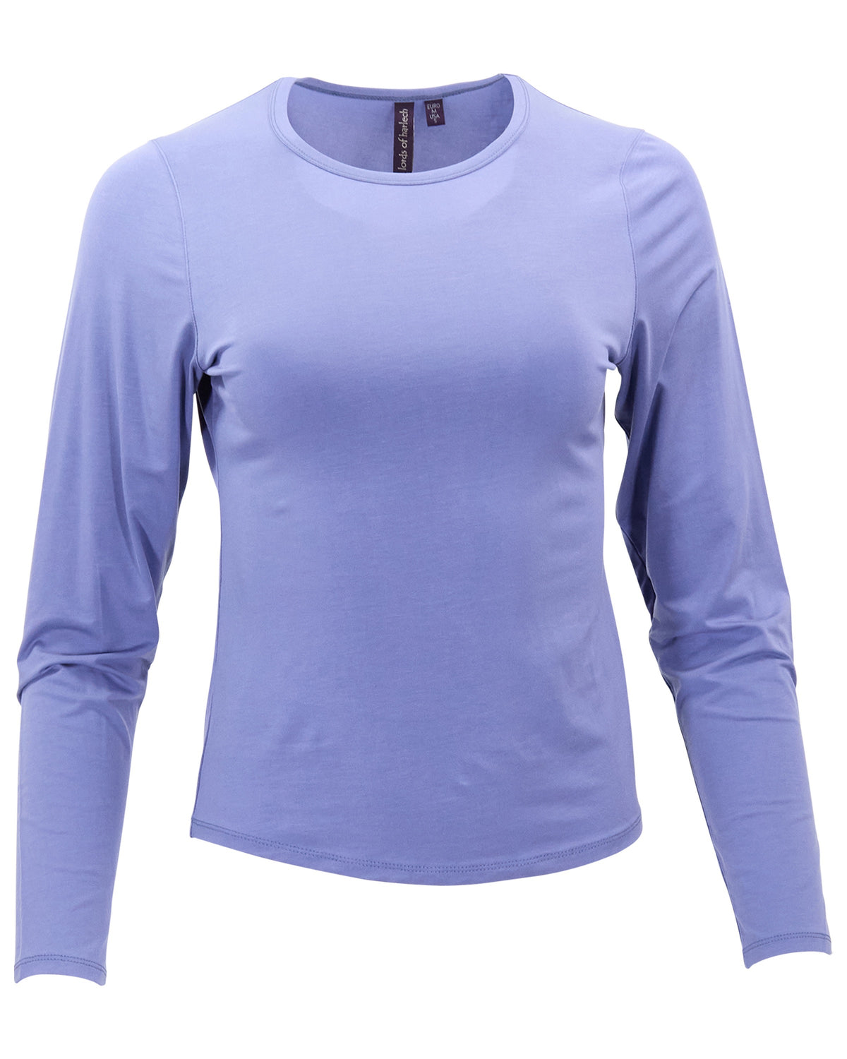 BEATRICE DAWN BLUE WOMEN'S LYOCELL STRETCH CREW-NECK TOP