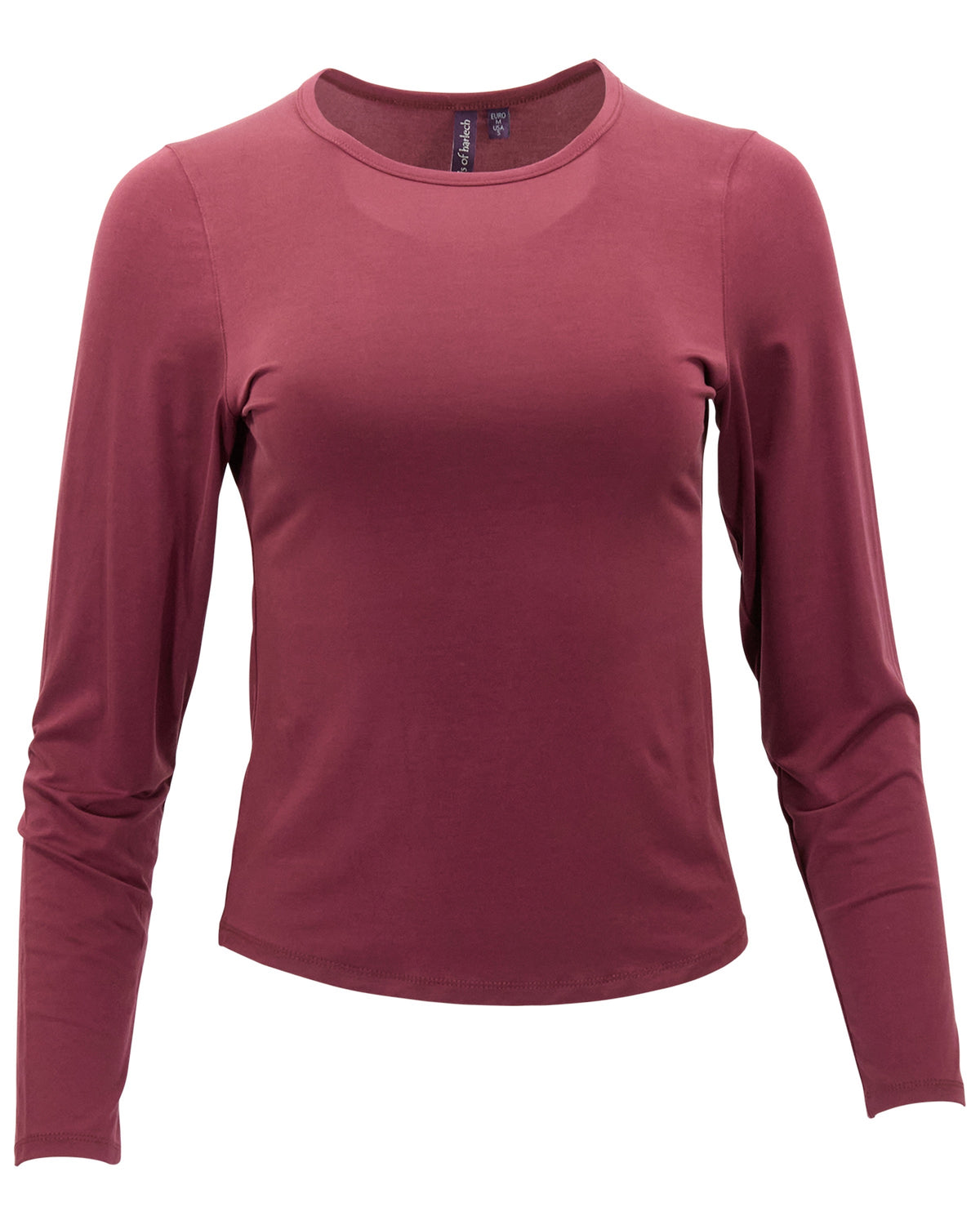 BEATRICE PORT WOMEN'S LYOCELL STRETCH CREW-NECK TOP