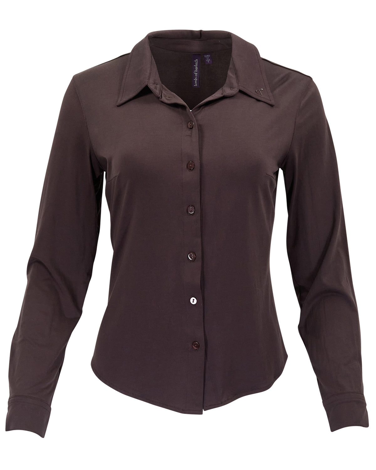 STEPHANIE BROWNIE WOMEN'S LYOCELL STRETCH LONG-SLEEVE SHIRT