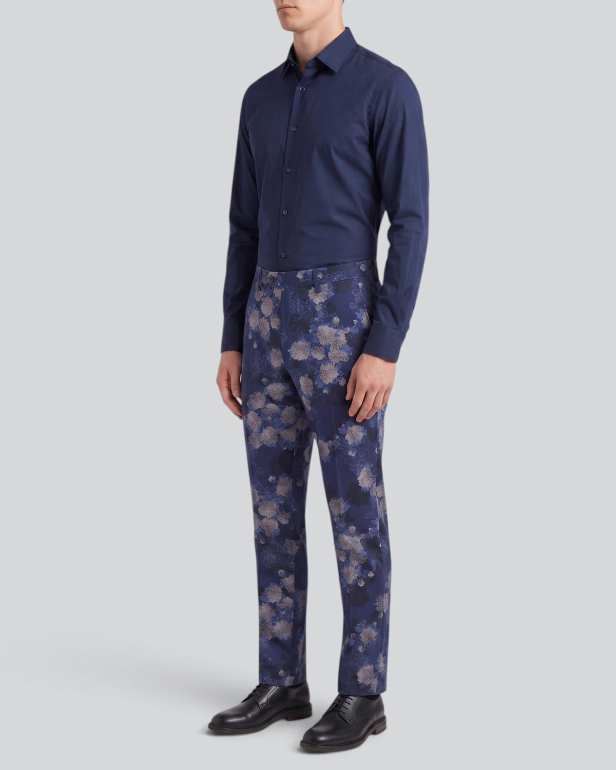 JACK LANS FLORAL NAVY MEN'S STRETCH CHINO PANT