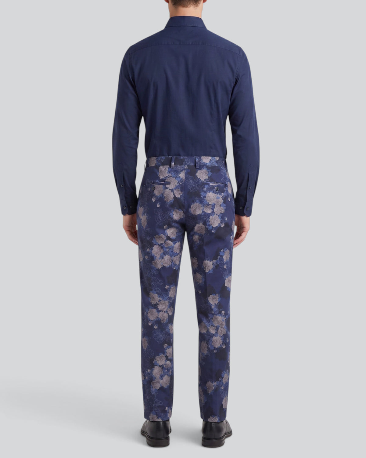 JACK LANS FLORAL NAVY MEN'S STRETCH CHINO PANT