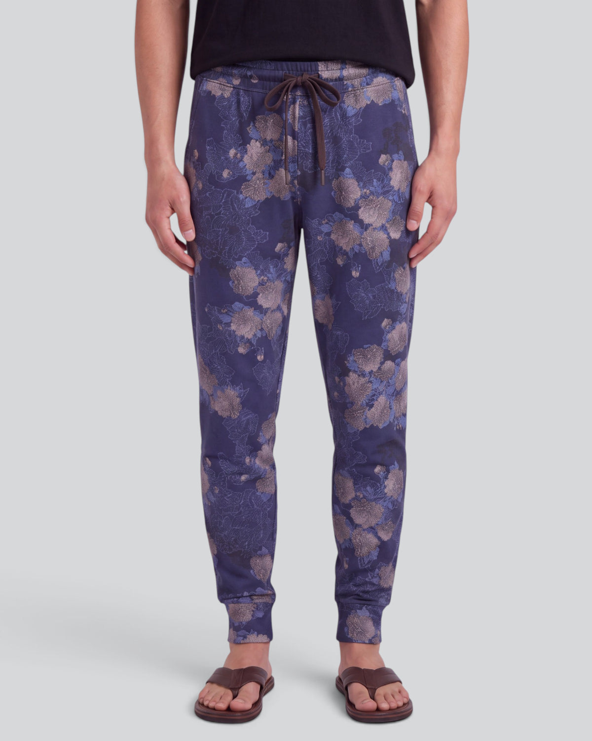 JAY LANS FLORAL NAVY MEN'S KNIT JOGGER