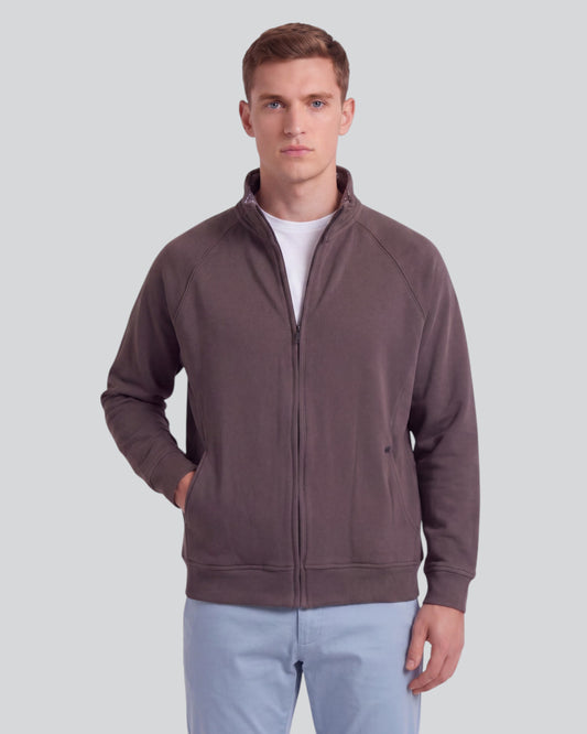 NEVILLE BROWNIE MEN'S FULL-ZIP KNIT JACKET