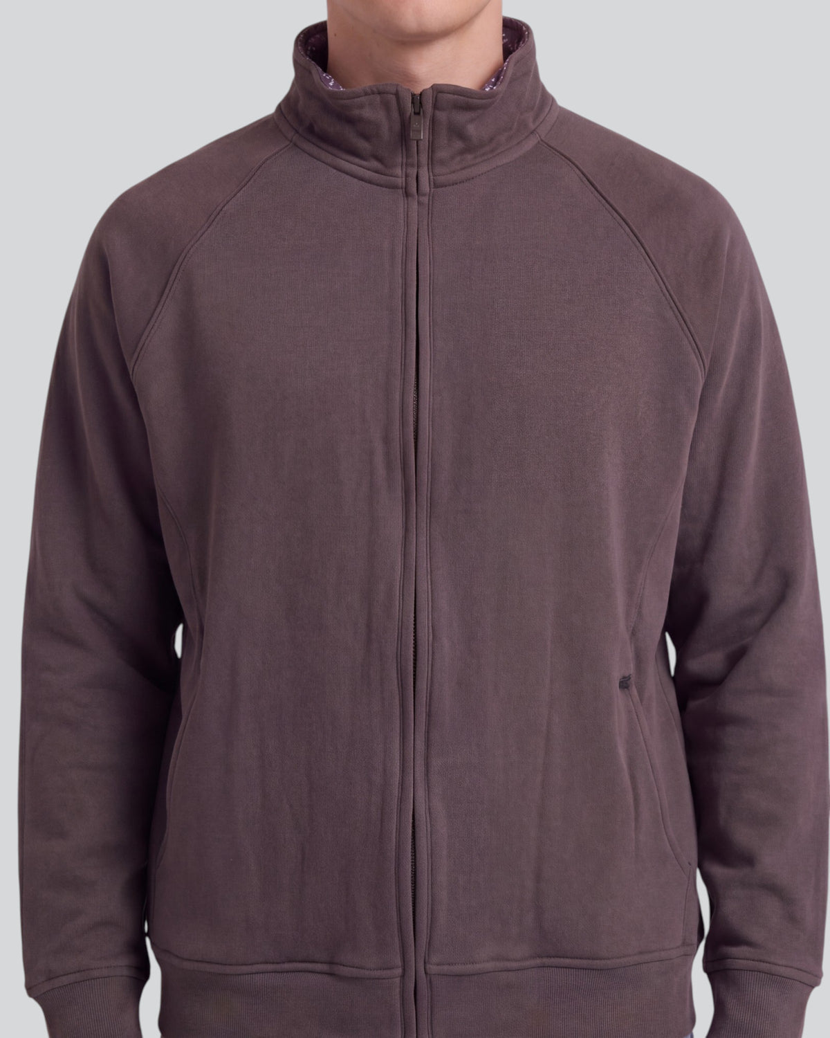 NEVILLE BROWNIE MEN'S FULL-ZIP KNIT JACKET