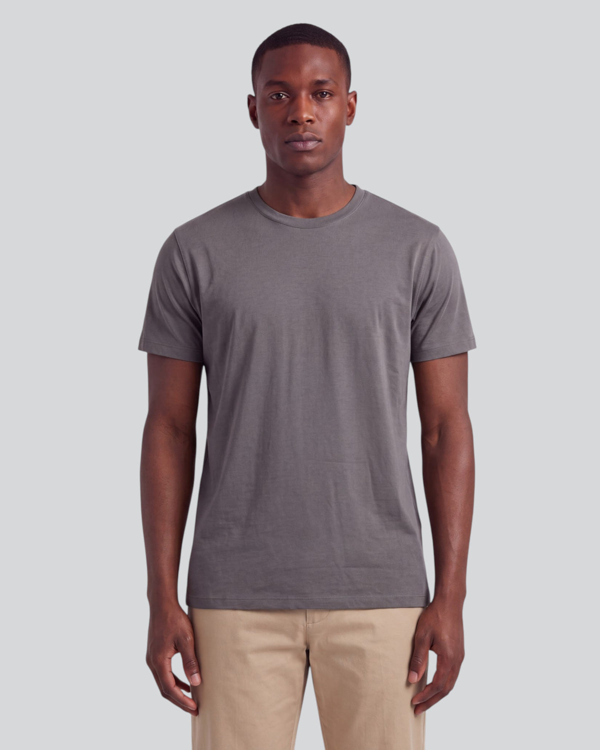 TIMOTHY SAGE MEN'S STRETCH COTTON CREW-NECK TEE