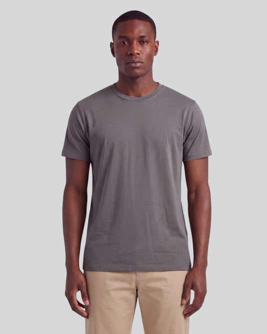 TIMOTHY SAGE MEN'S STRETCH COTTON CREW-NECK TEE