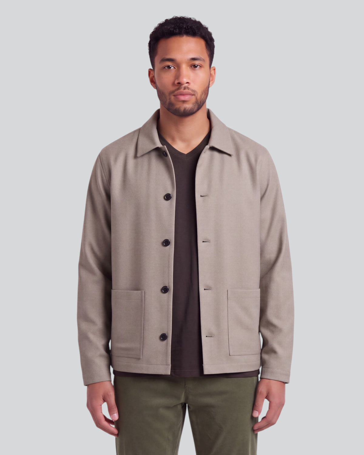 CHASTON ASH MEN'S WOOL CHORE JACKET