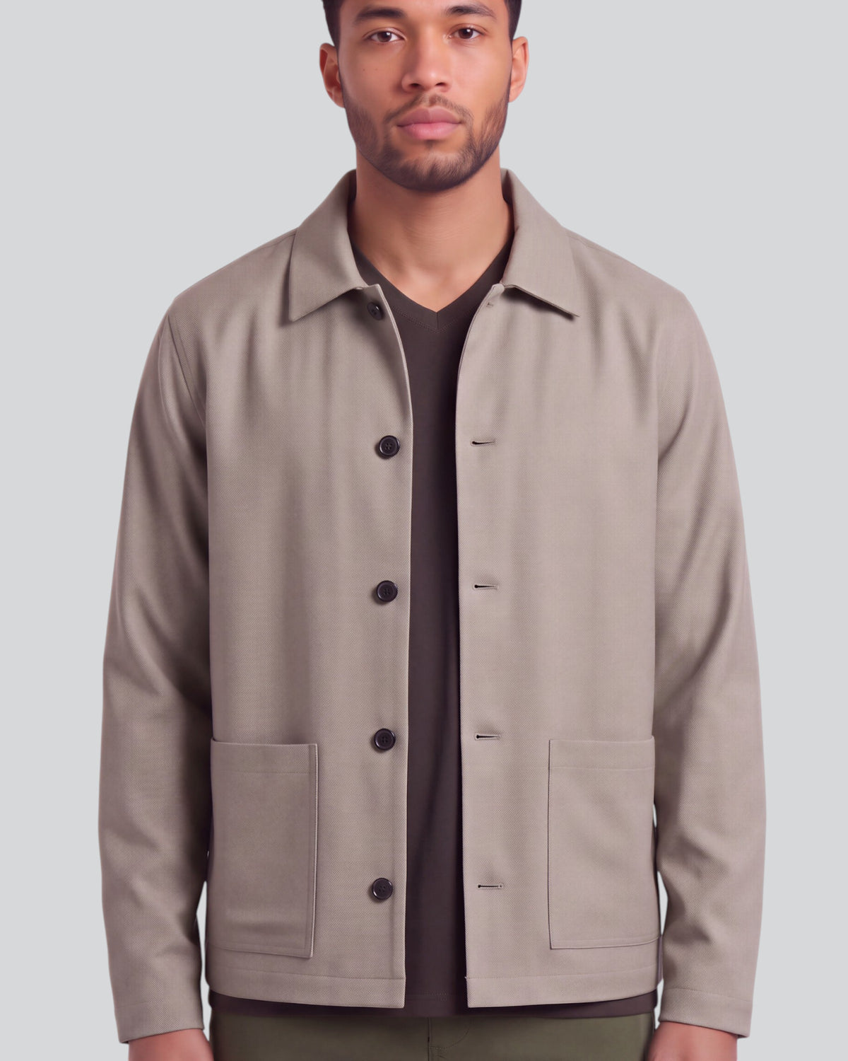 CHASTON ASH MEN'S WOOL CHORE JACKET