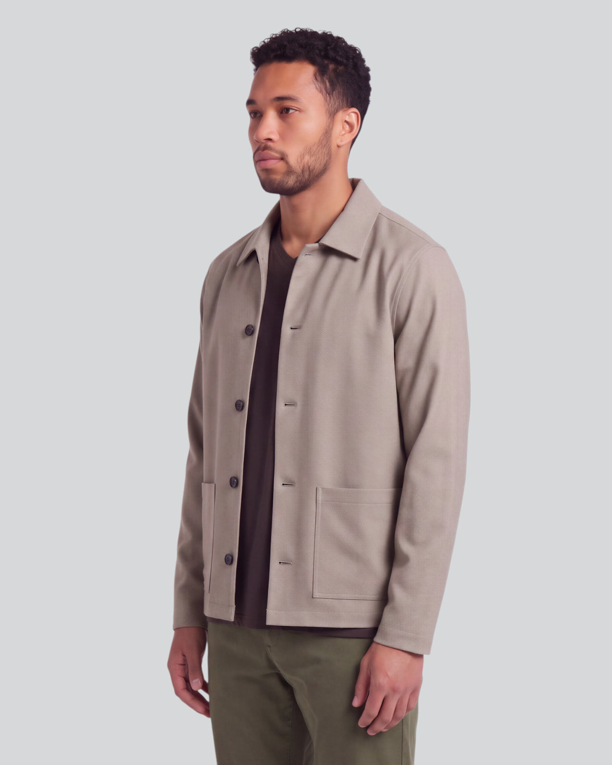 CHASTON ASH MEN'S WOOL CHORE JACKET