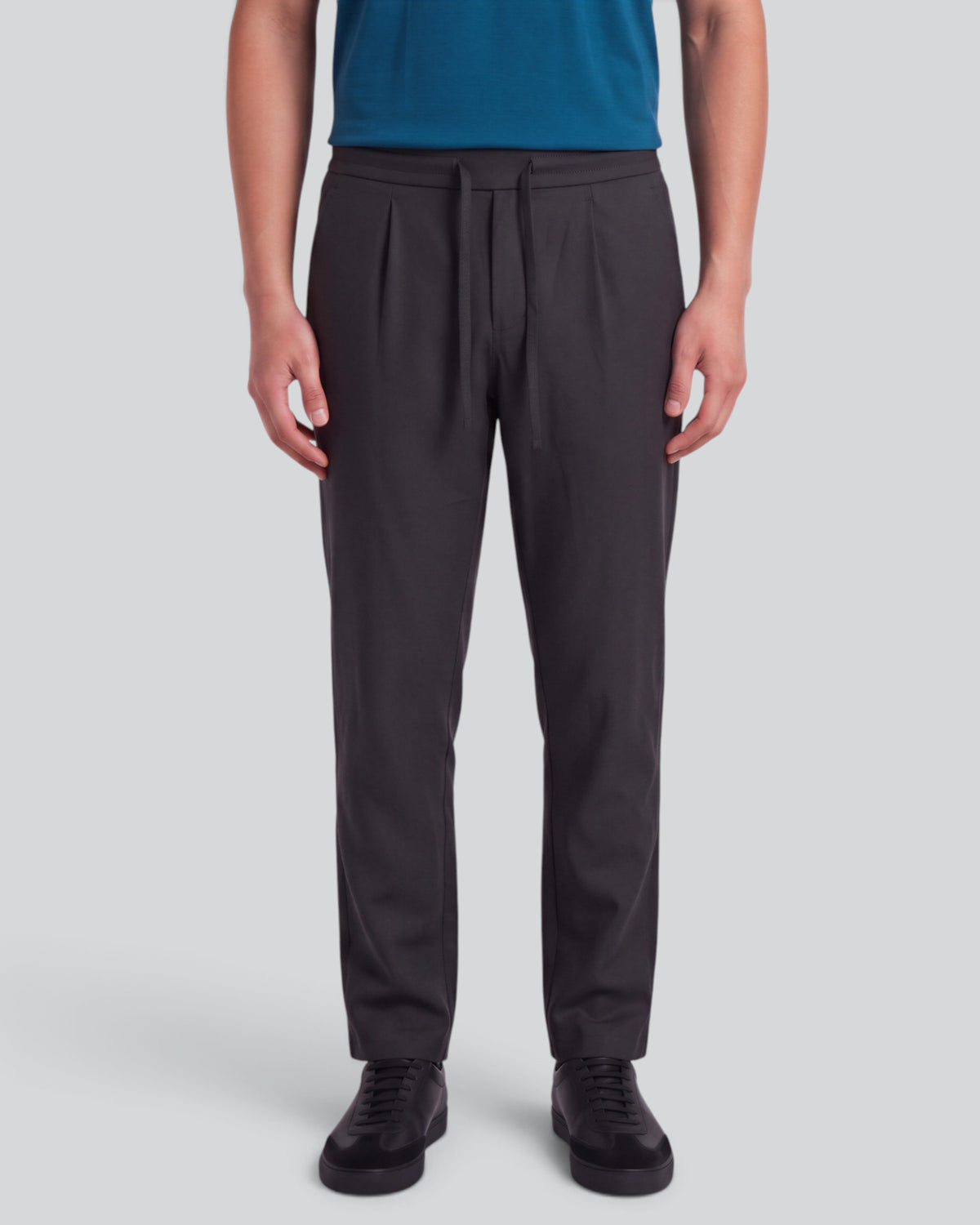 DANNY BLACK MEN'S WOOL DRAWSTRING PANT