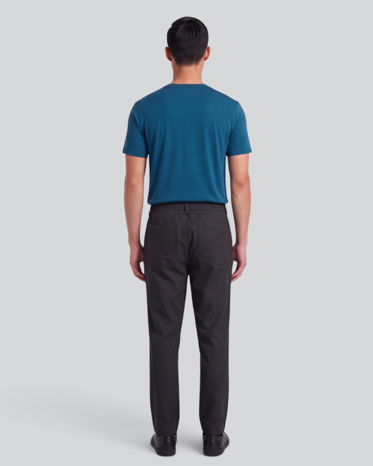 DANNY BLACK MEN'S WOOL DRAWSTRING PANT