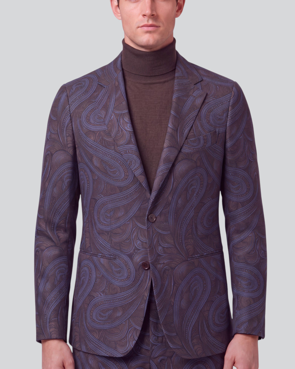 JAQUES PAISLEY BADALONA BROWNIE MEN'S WOOL BLAZER