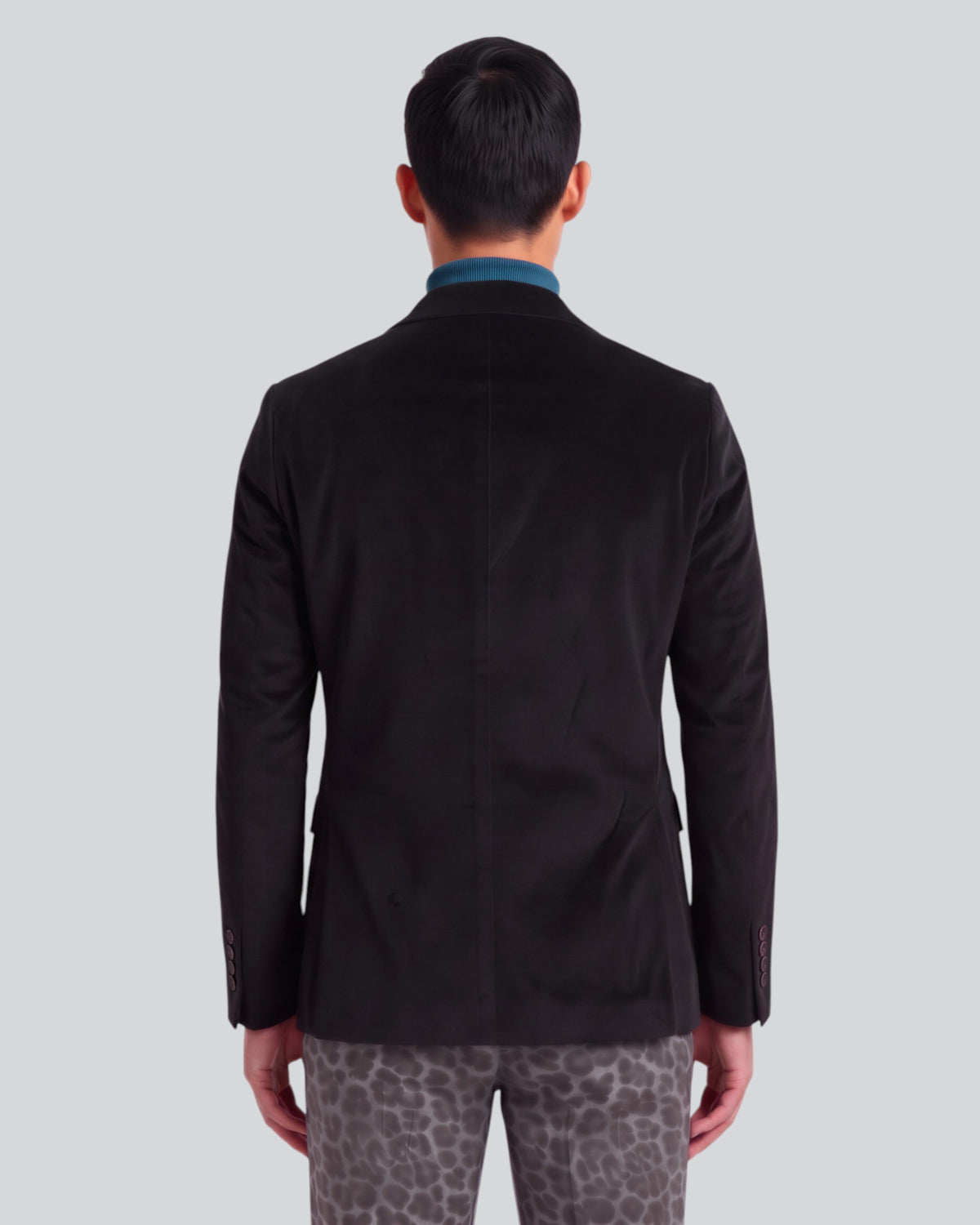 JORDAN BLACK MEN'S VELVET BLAZER