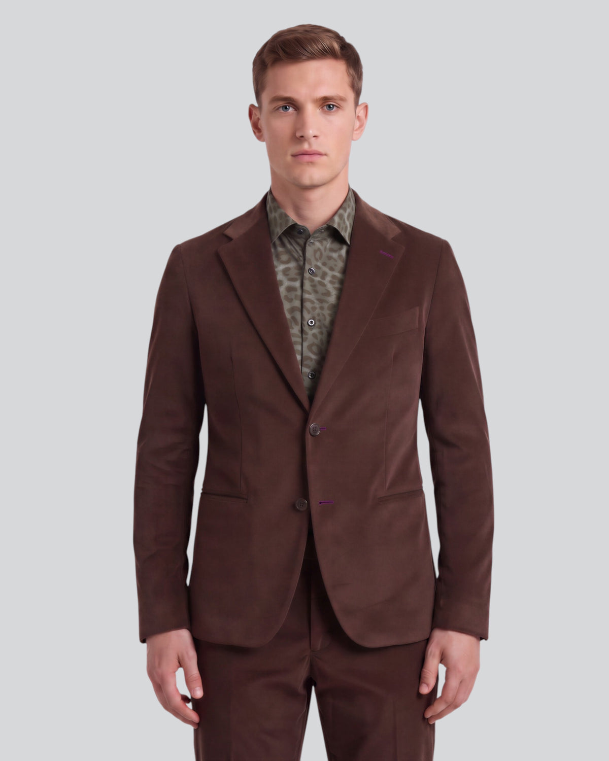 JORDAN BROWNIE MEN'S VELVET BLAZER