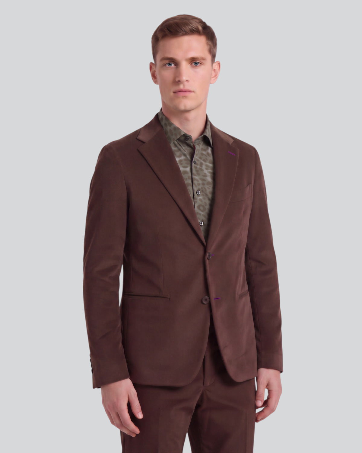 JORDAN BROWNIE MEN'S VELVET BLAZER