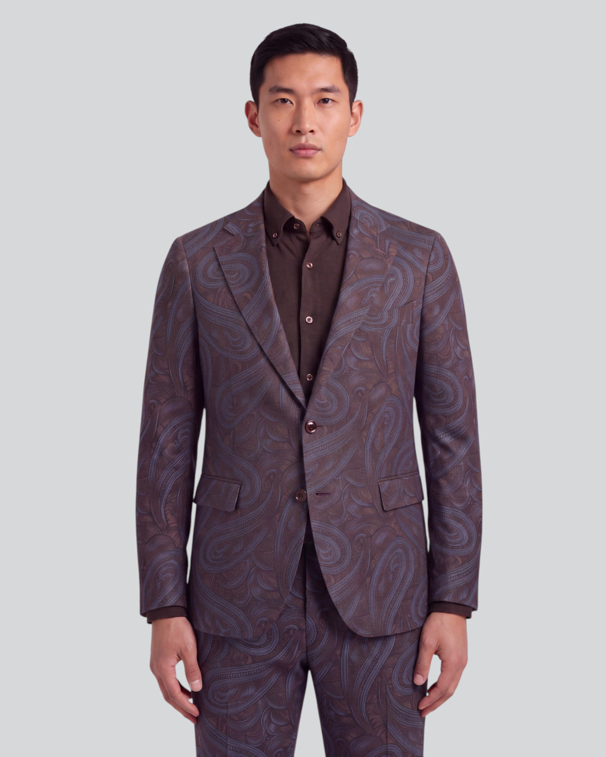JOSH PAISLEY BADALONA BROWNIE MEN'S STRETCH TAILORED BLAZER