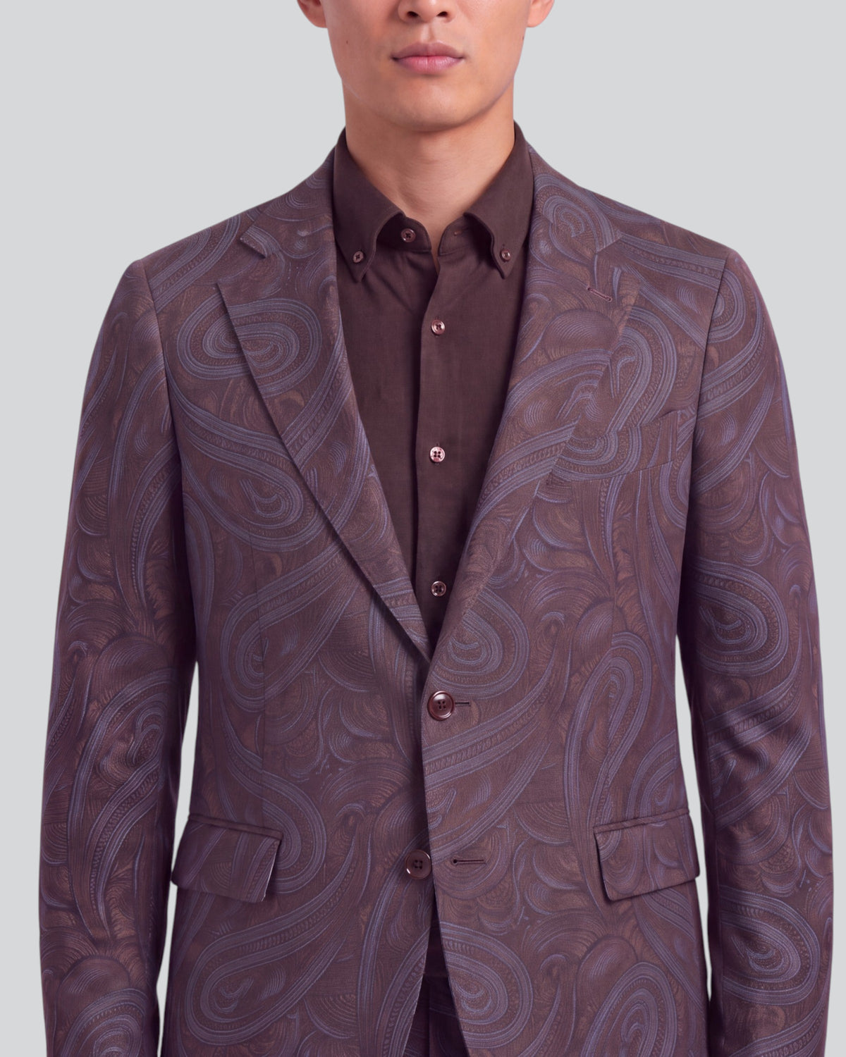 JOSH PAISLEY BADALONA BROWNIE MEN'S STRETCH TAILORED BLAZER