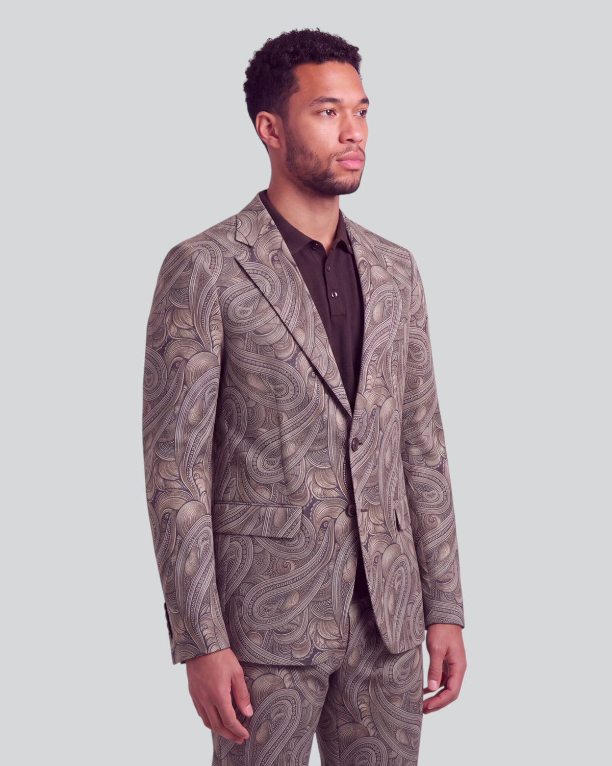 JOSH PAISLEY BADALONA SAGE MEN'S STRETCH TAILORED BLAZER