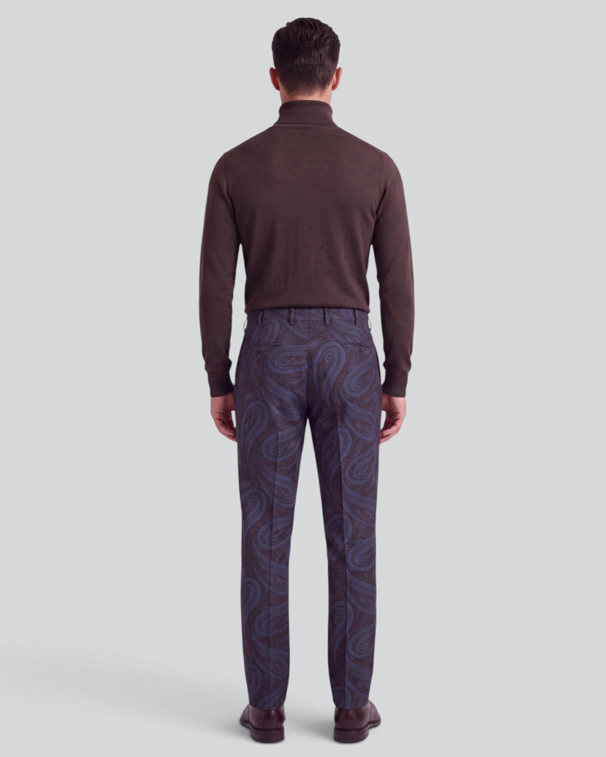 PICKFORD PAISLEY BADALONA BROWNIE MEN'S WOOL TAILORED PANT