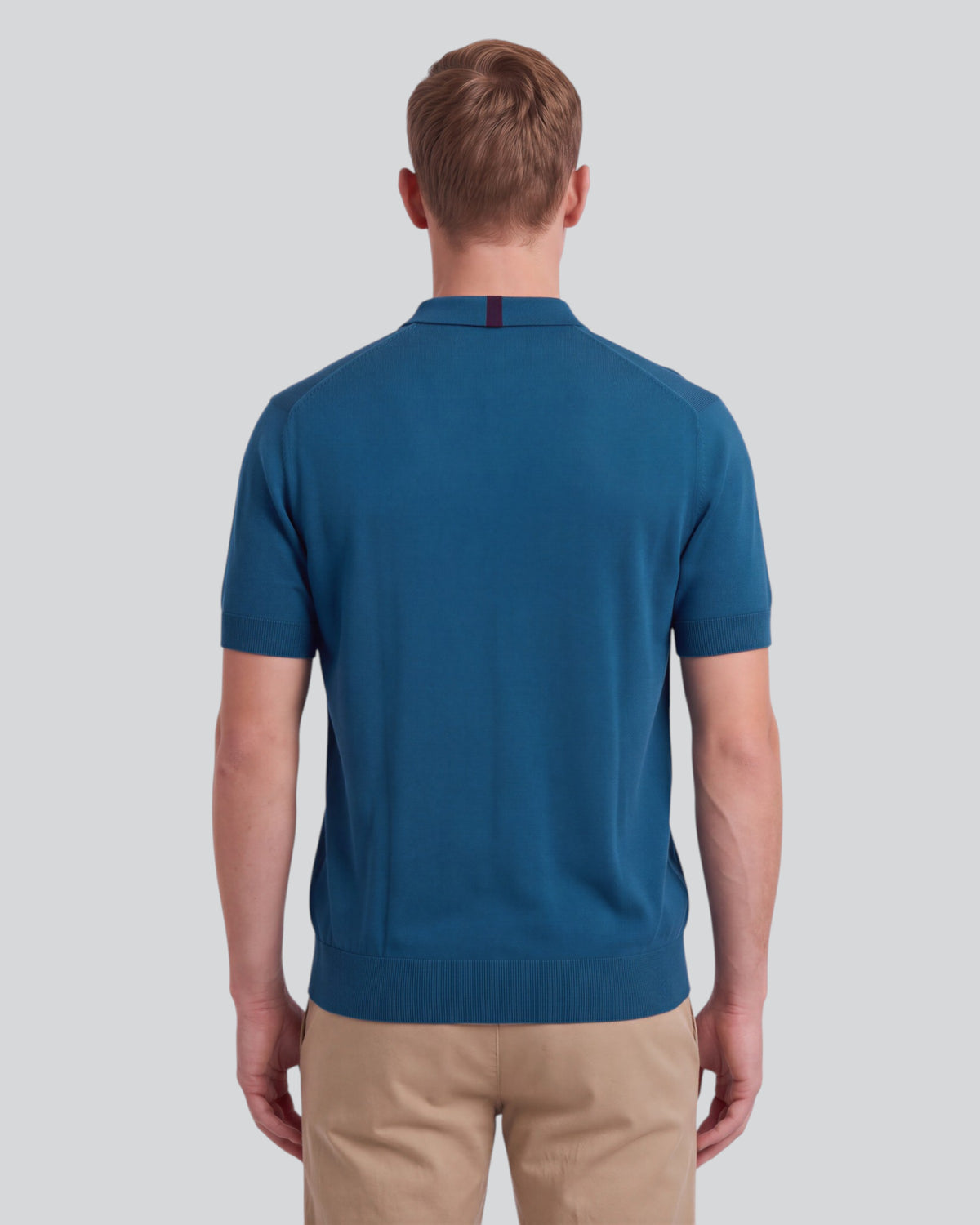 PILGRIM LEGION MEN'S MERINO SILK CASHMERE POLO SWEATER