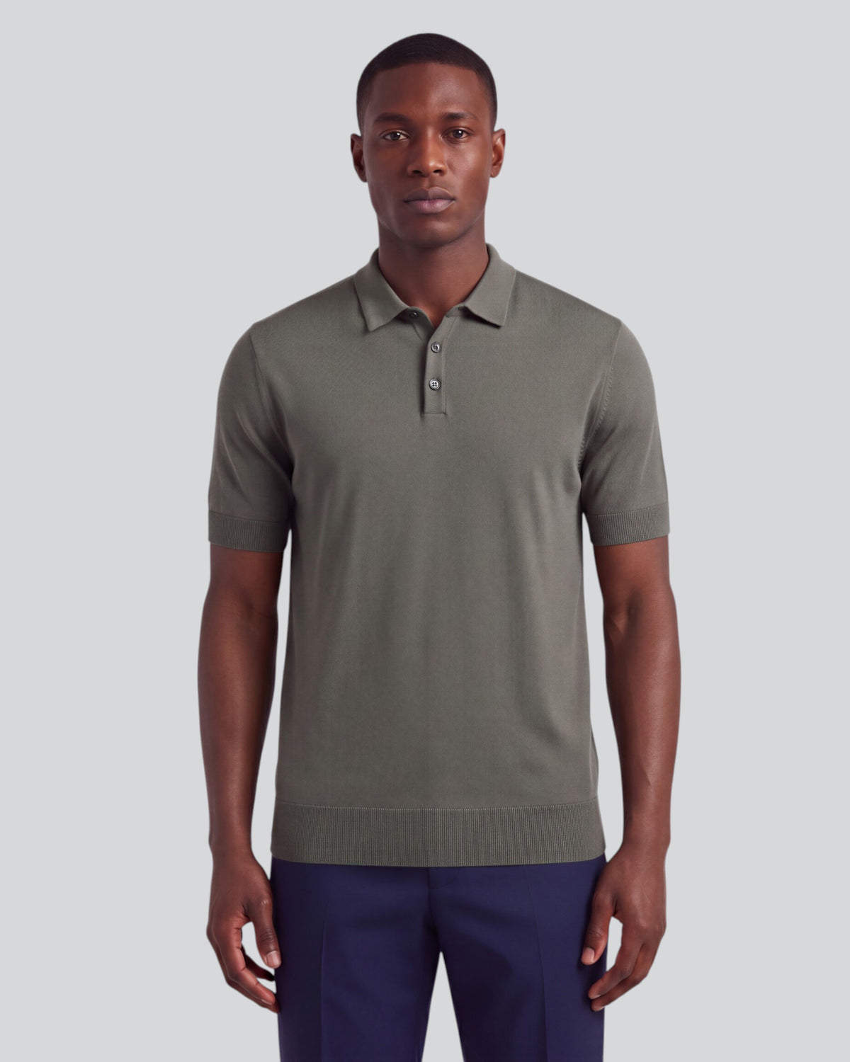 PILGRIM SAGE MEN'S MERINO SILK CASHMERE POLO SWEATER