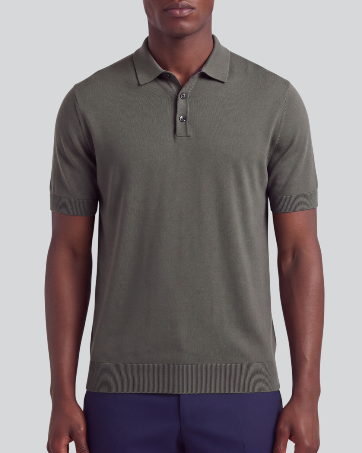 PILGRIM SAGE MEN'S MERINO SILK CASHMERE POLO SWEATER