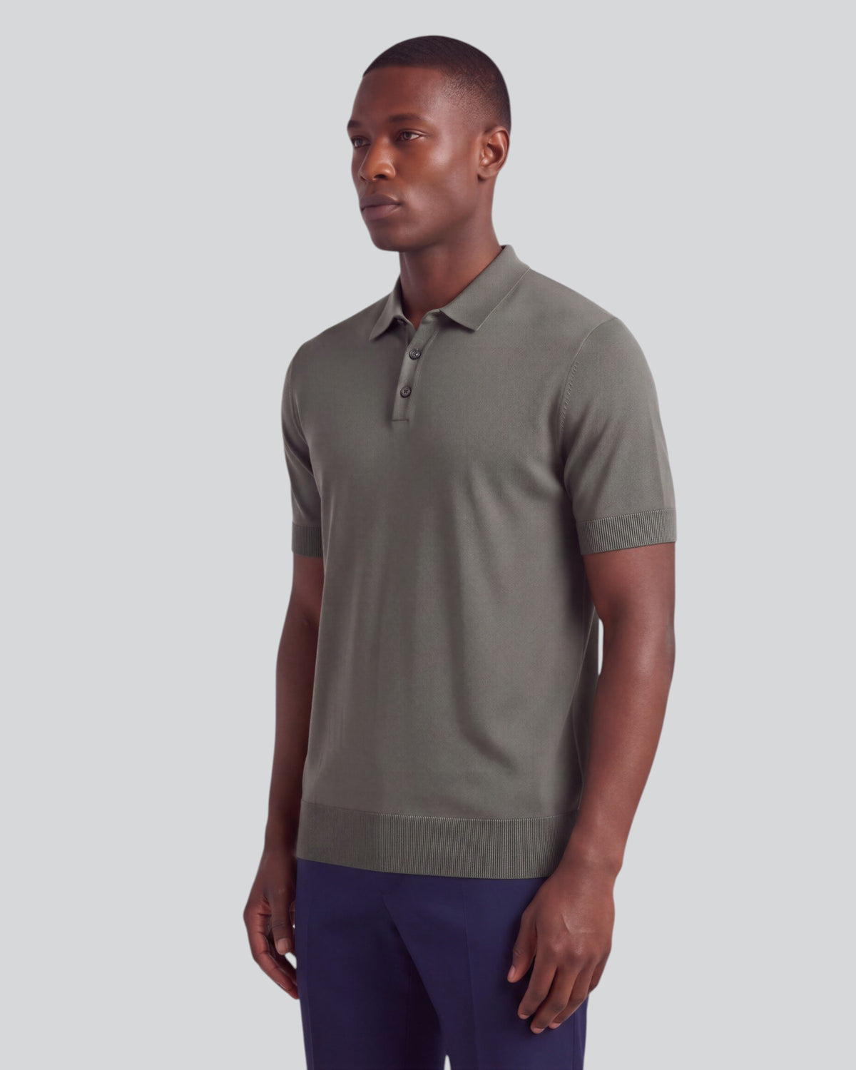 PILGRIM SAGE MEN'S MERINO SILK CASHMERE POLO SWEATER