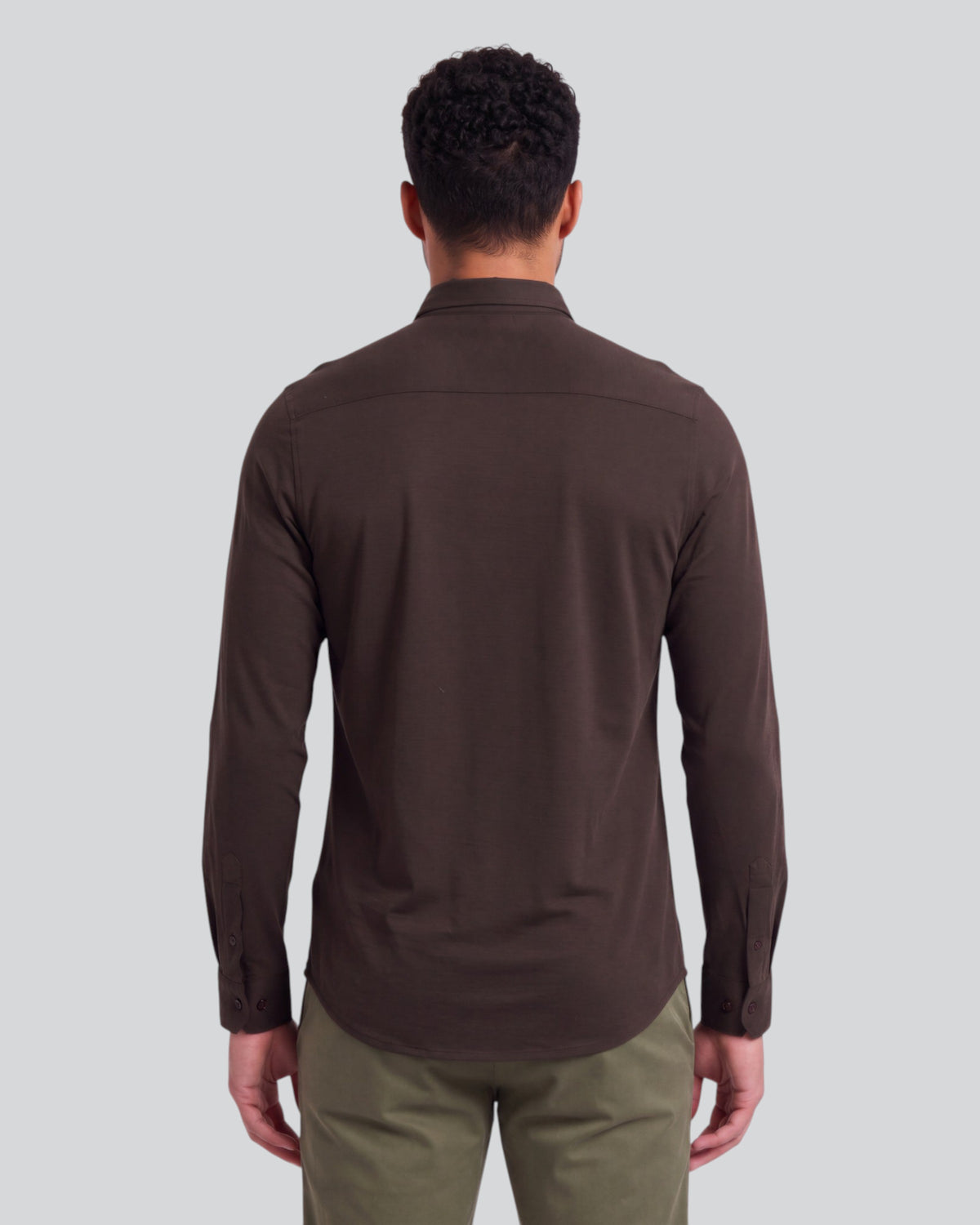 SHAWN BROWNIE MEN'S EXTRA-FINE MERINO LONG-SLEEVE SHIRT