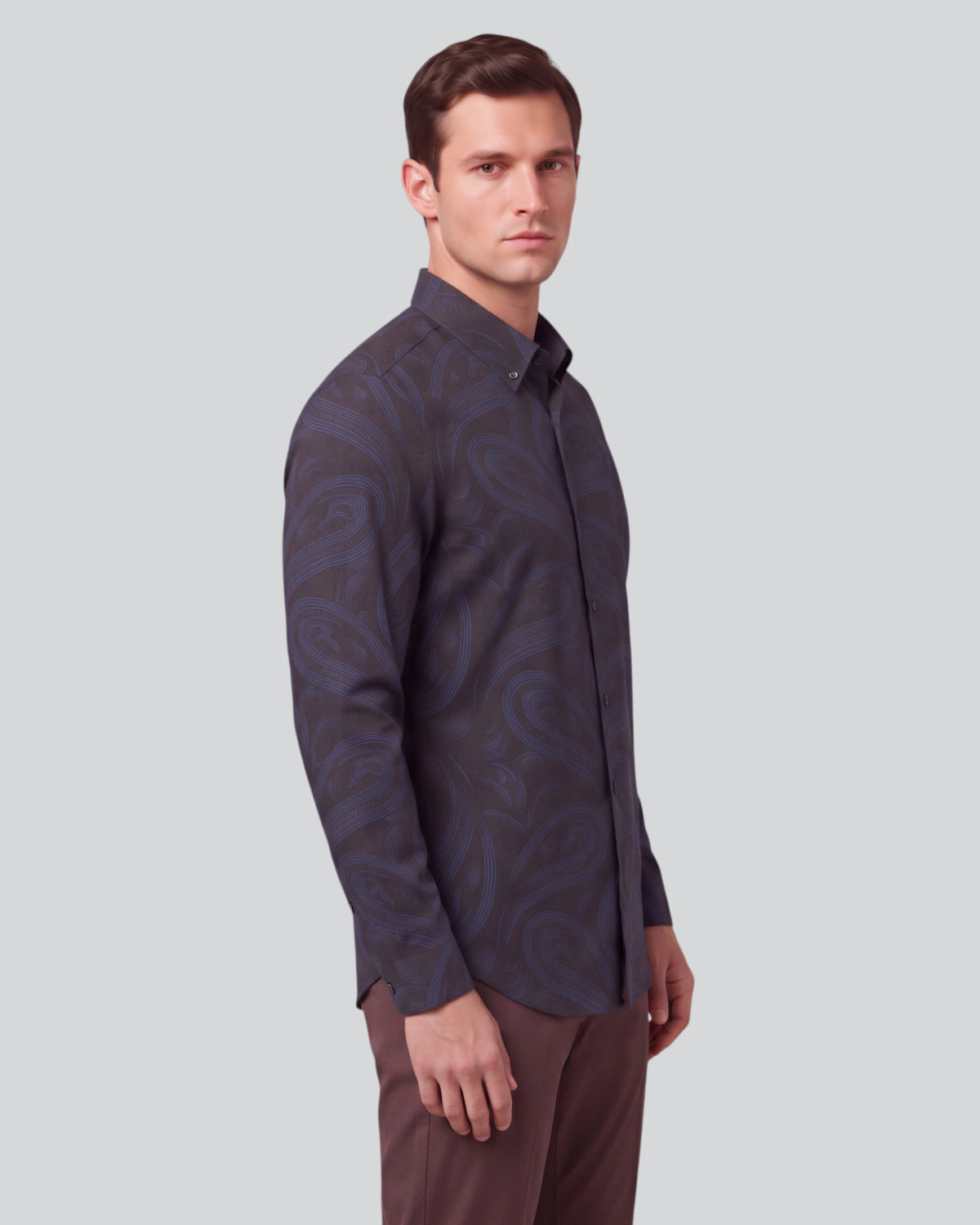 SHAWN PAISLEY BADALONA BROWNIE MEN'S EXTRA-FINE MERINO LONG-SLEEVE SHIRT