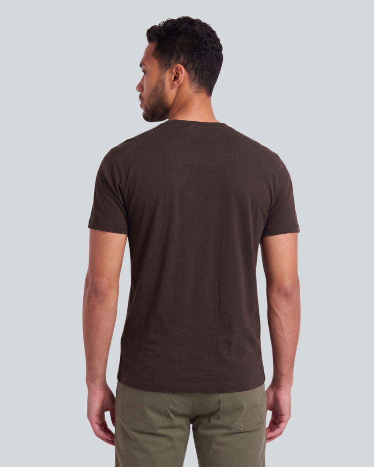 VICTOR BROWNIE MEN'S EXTRA-FINE MERINO V-NECK TEE
