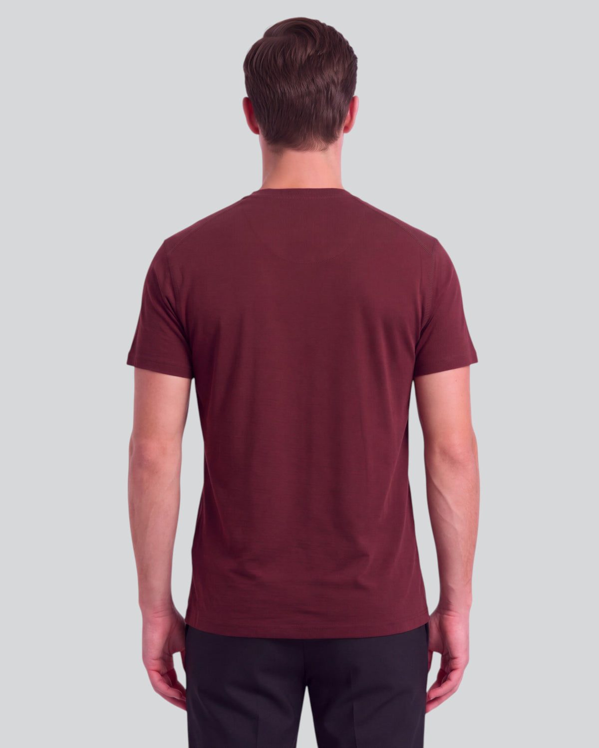 VICTOR PORT MEN'S EXTRA-FINE MERINO V-NECK TEE