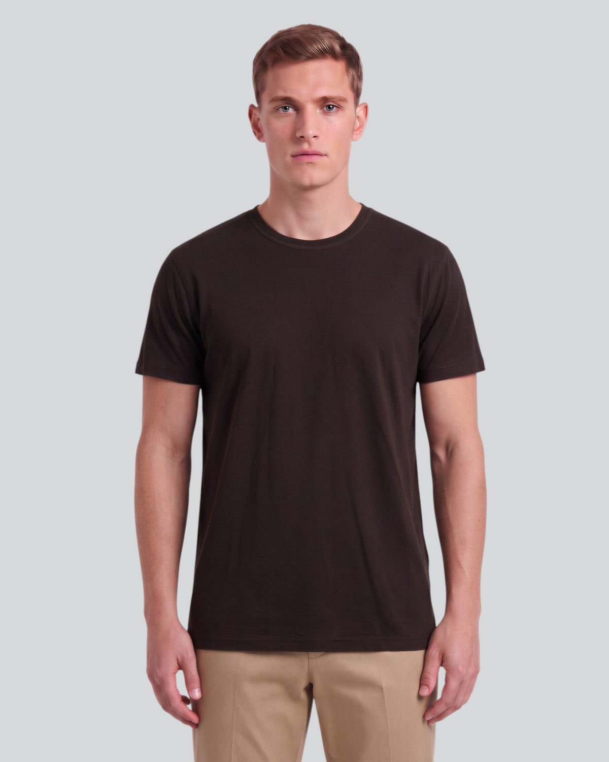 CASSIUS BROWNIE MEN'S EXTRA-FINE MERINO CREW-NECK TEE