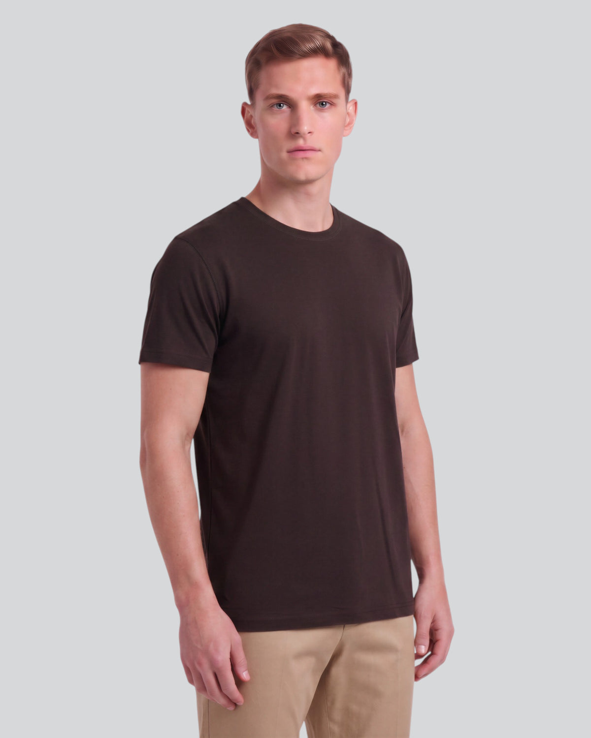 CASSIUS BROWNIE MEN'S EXTRA-FINE MERINO CREW-NECK TEE
