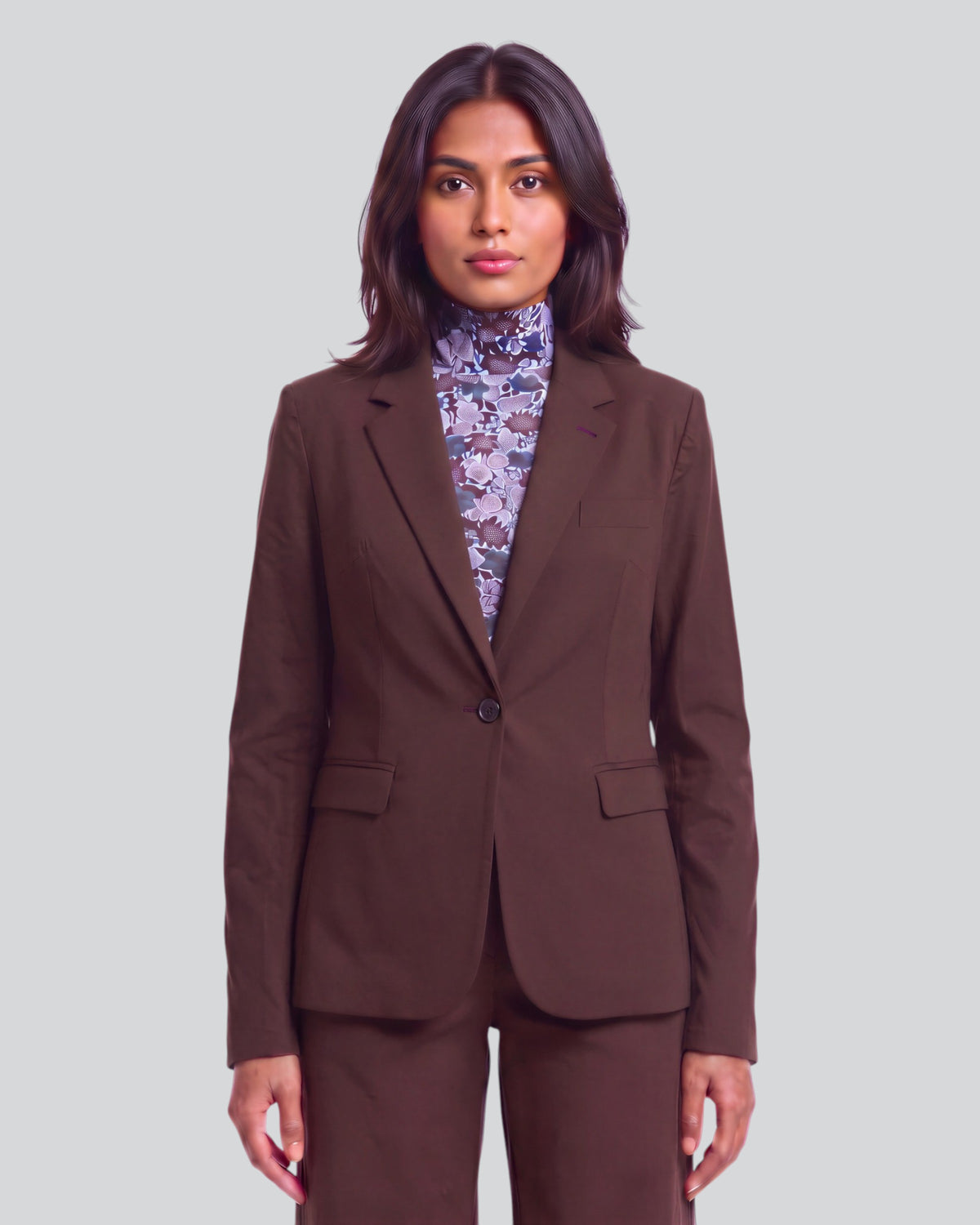 JANE BROWNIE WOMEN'S STRETCH TENCEL TAILORED JACKET