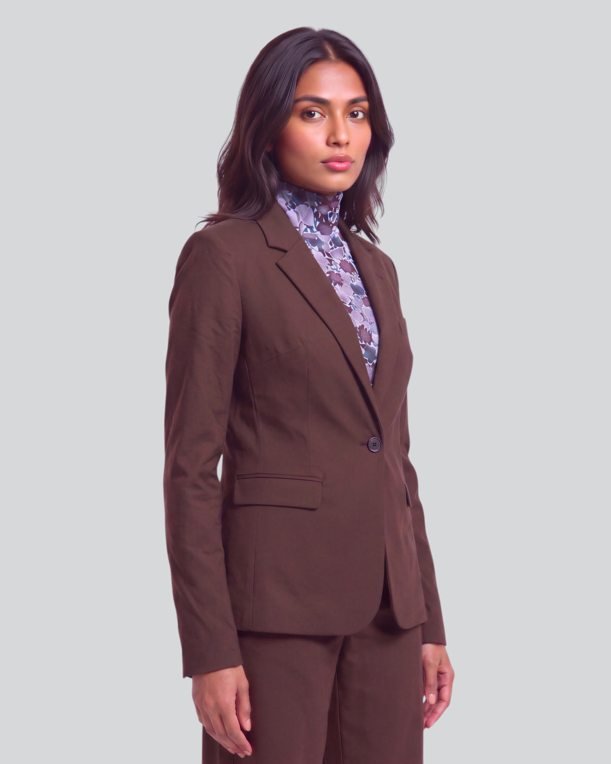 JANE BROWNIE WOMEN'S STRETCH TENCEL TAILORED JACKET