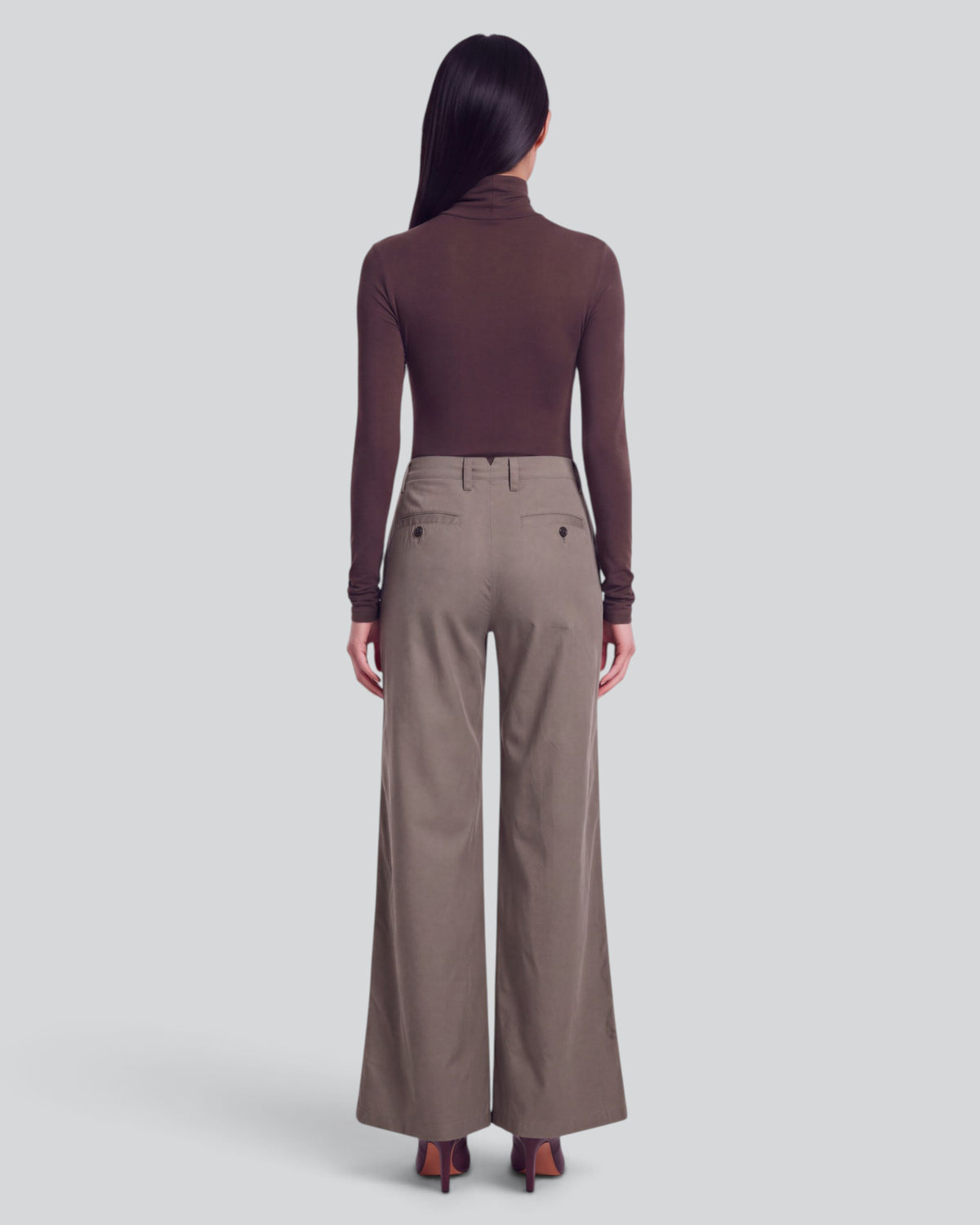 PHILLIS SAGE WOMEN'S STRETCH TENCEL TAILORED PANT