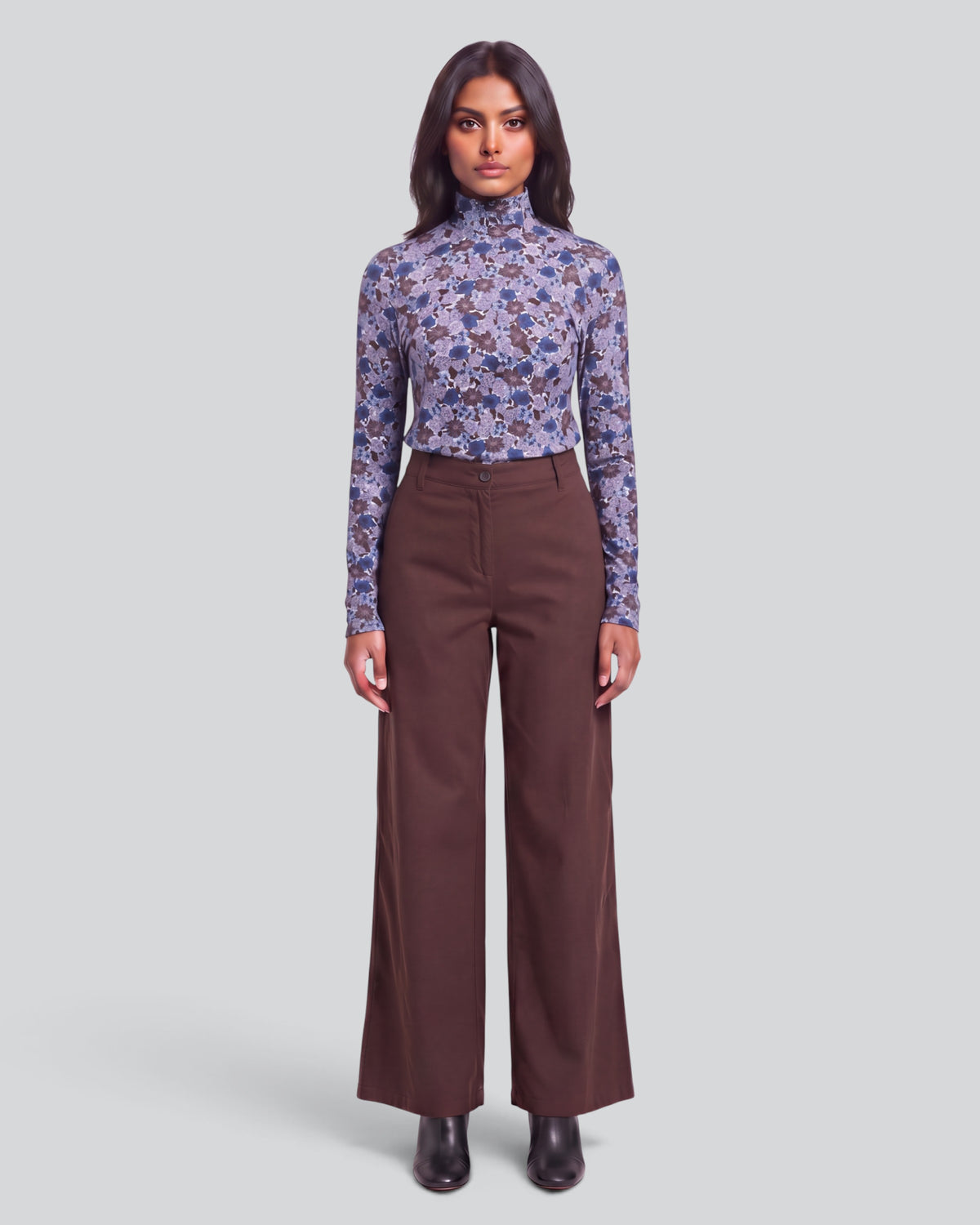 PHILLIS BROWNIE WOMEN'S STRETCH TENCEL TAILORED PANT
