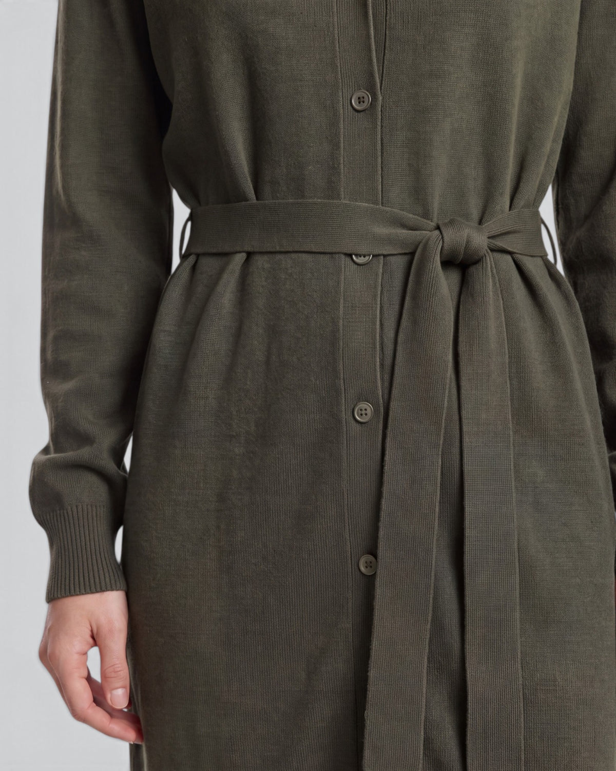 CARDI SAGE WOMEN'S LONG MERINO BLEND CARDIGAN