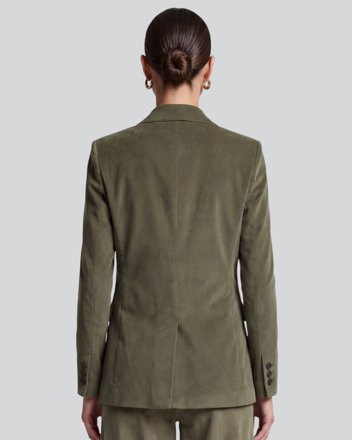JOLENE SAGE WOMEN'S VELVET TAILORED JACKET